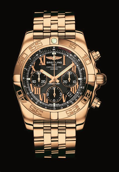 breitling chronomat krone gold|breitling chronomat 44 rose gold.